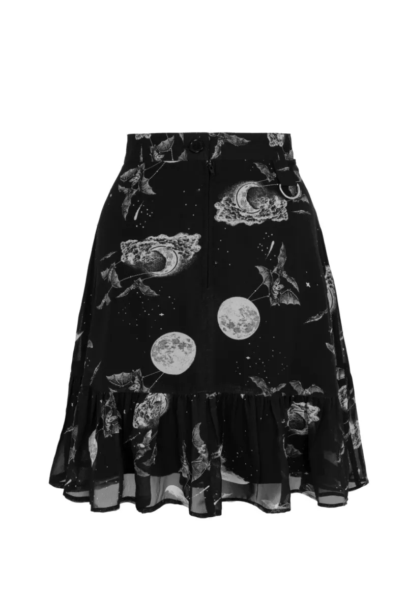 Hell Bunny Skirts|Skirts>Over The Moon Skirt Black