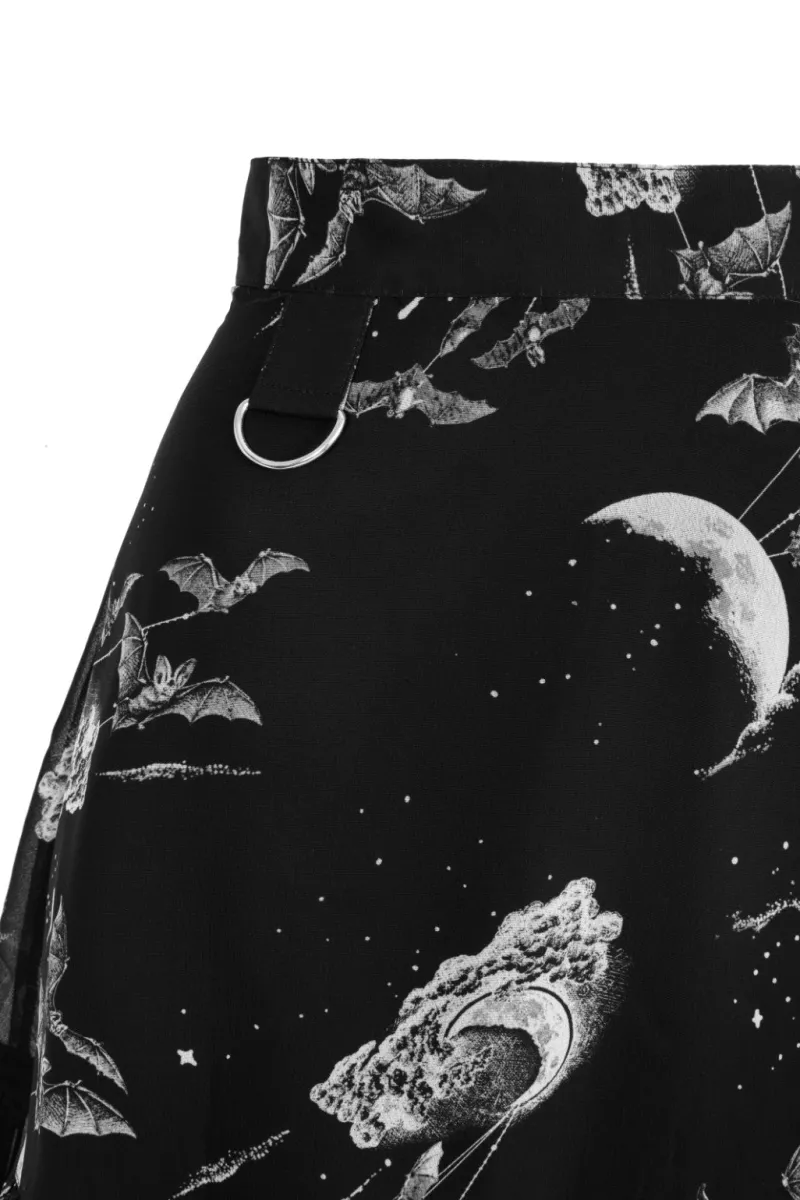 Hell Bunny Skirts|Skirts>Over The Moon Skirt Black