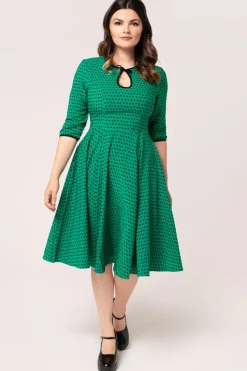 Hell Bunny Dresses|Dresses>Paradisum 50's dress Green