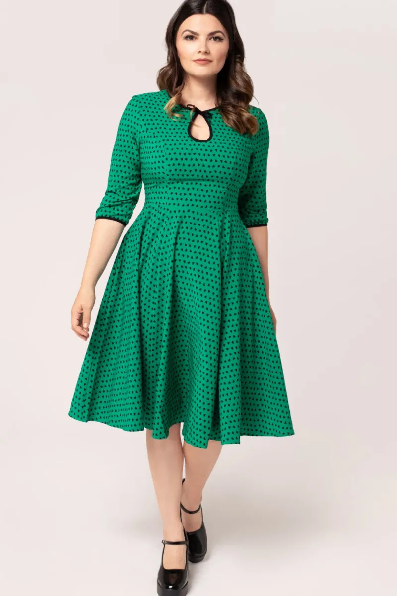 Hell Bunny Dresses|Dresses>Paradisum 50's dress Green