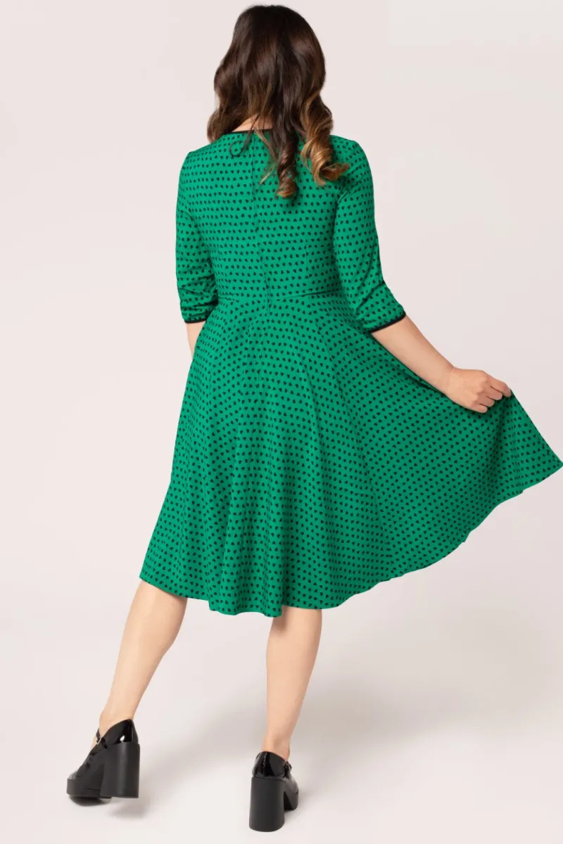 Hell Bunny Dresses|Dresses>Paradisum 50's dress Green