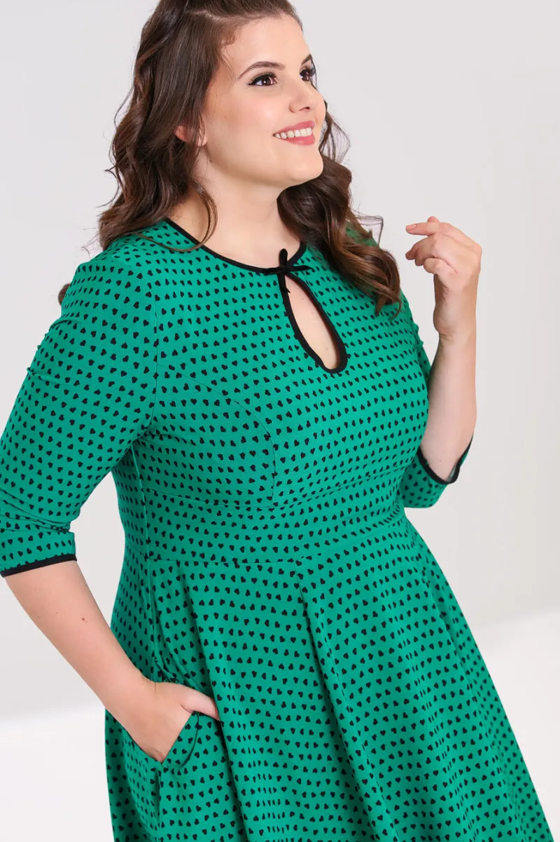 Hell Bunny Dresses|Dresses>Paradisum 50's dress Green