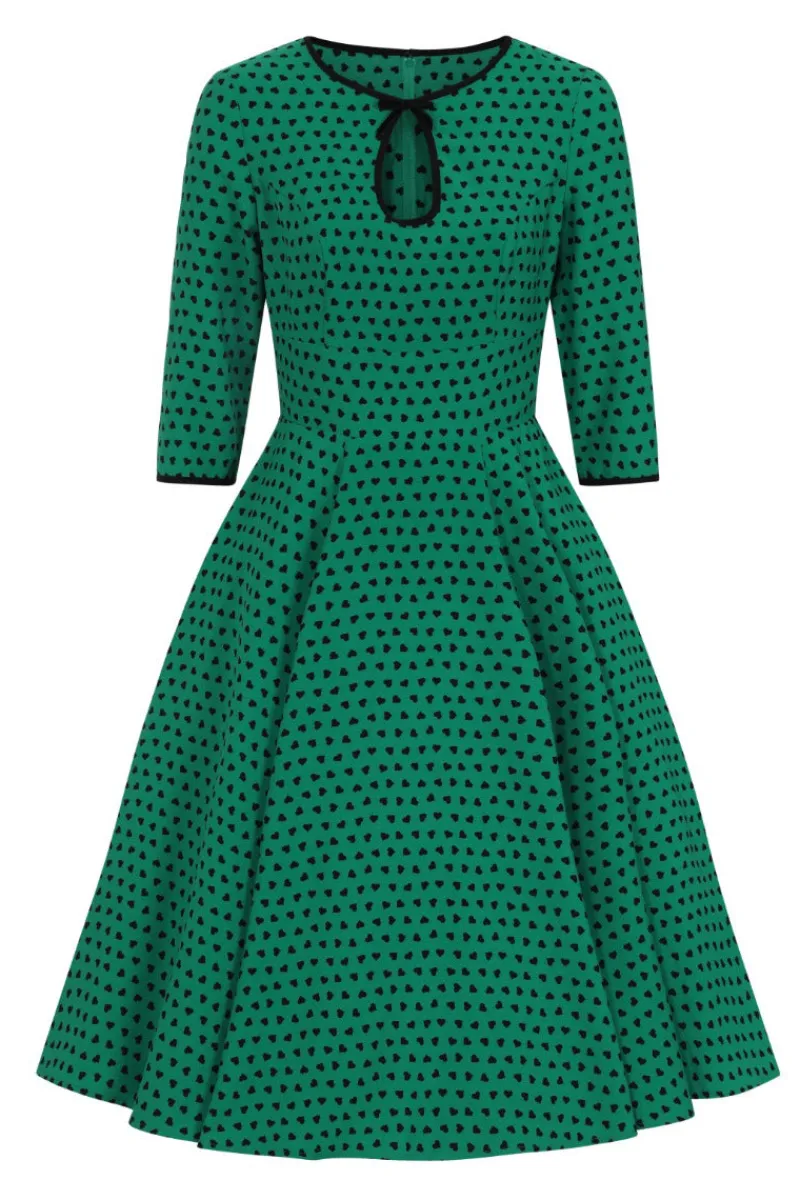 Hell Bunny Dresses|Dresses>Paradisum 50's dress Green