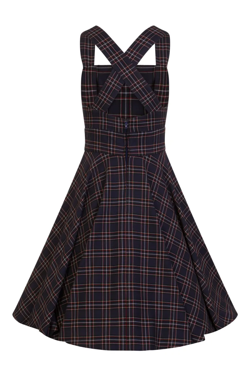 Hell Bunny Dresses|Dresses>Peebles Pinafore Dress Sale Navy