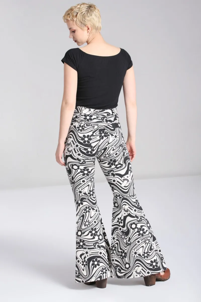Hell Bunny Trousers & Shorts|Denim>Penny Jeans Ivory