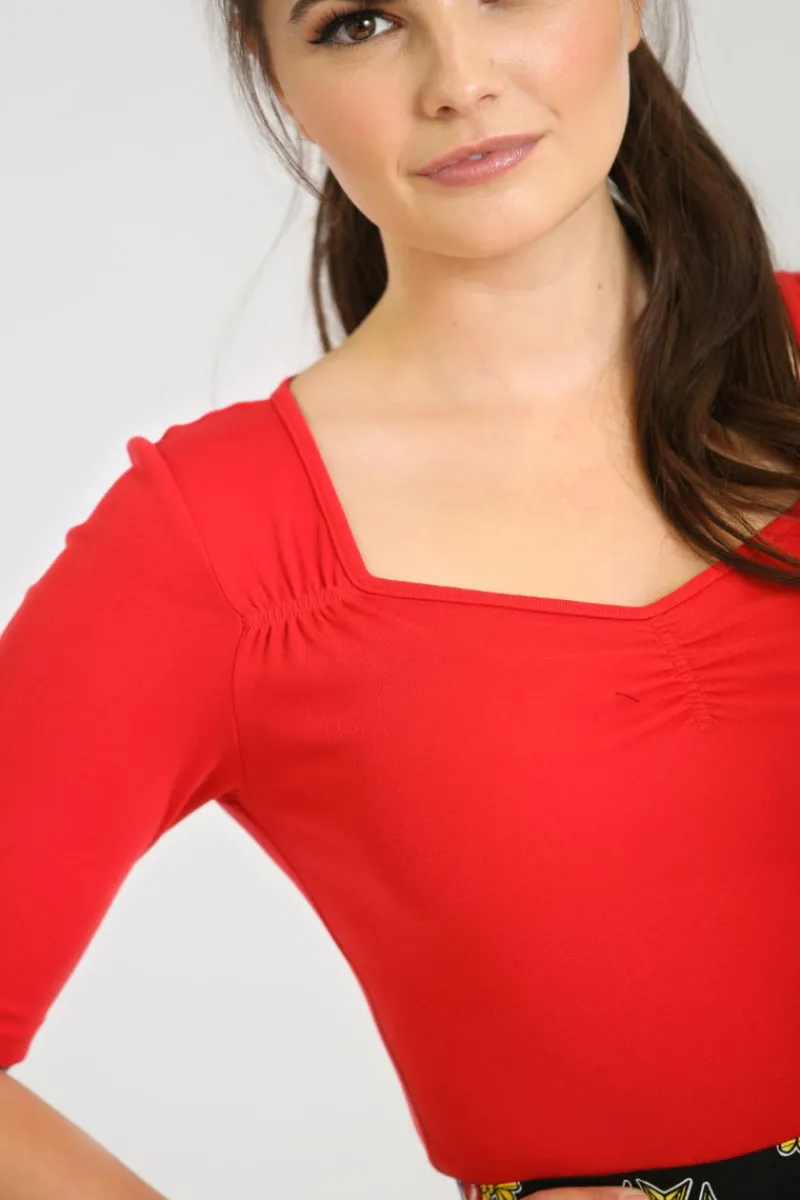 Hell Bunny Tops|Back In Stock>Philippa Top