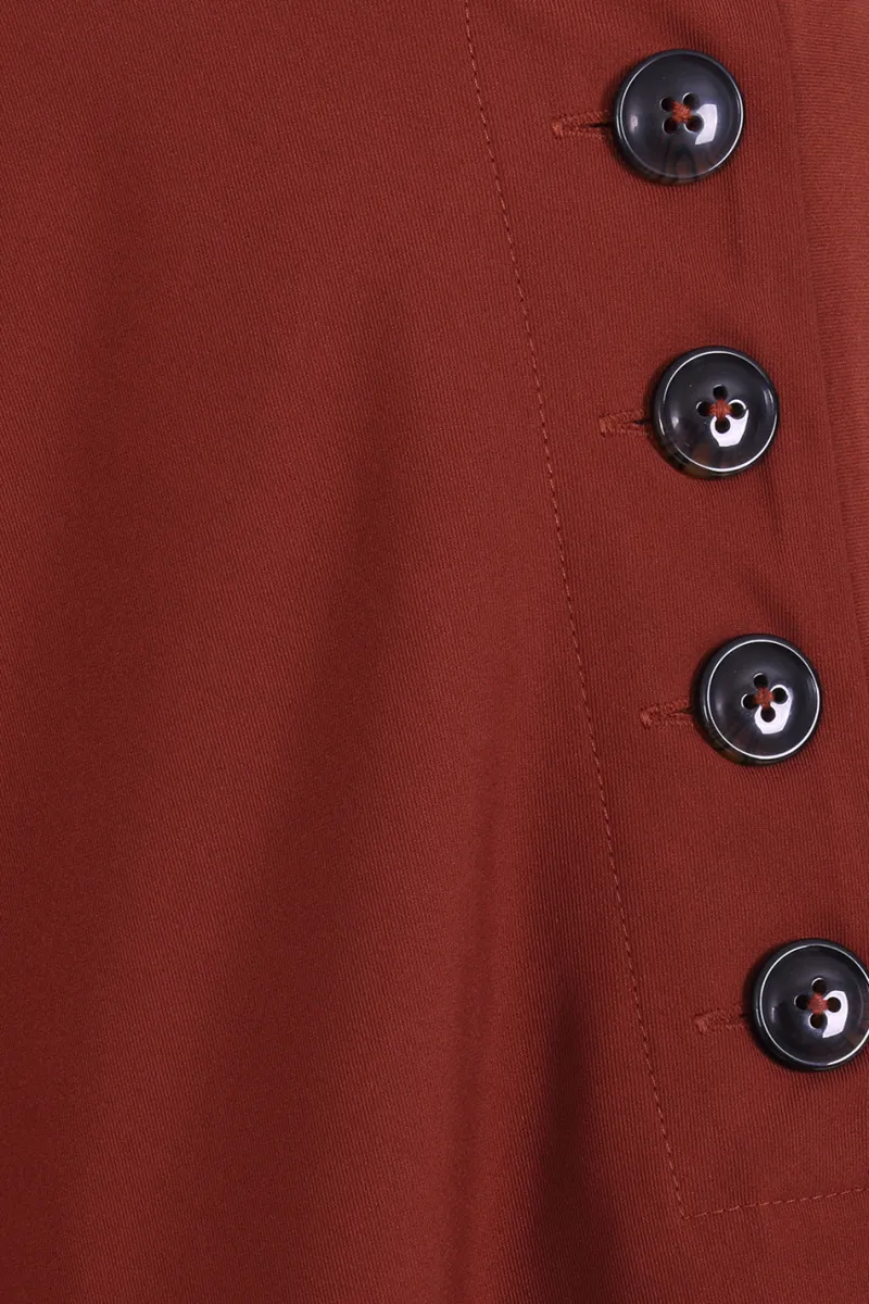 Hell Bunny Skirts|Skirts>Ravenwood Skirt Brown