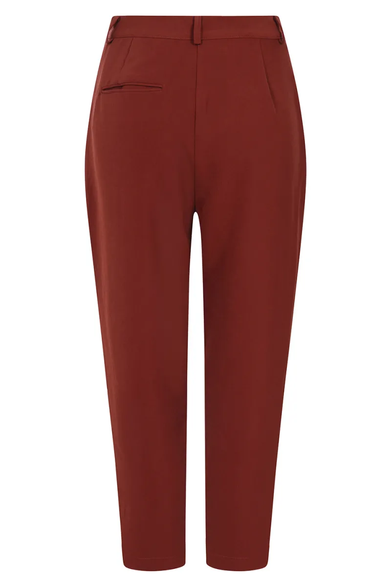 Hell Bunny Trousers & Shorts|Trousers & Shorts>Ravenwood trousers Brown
