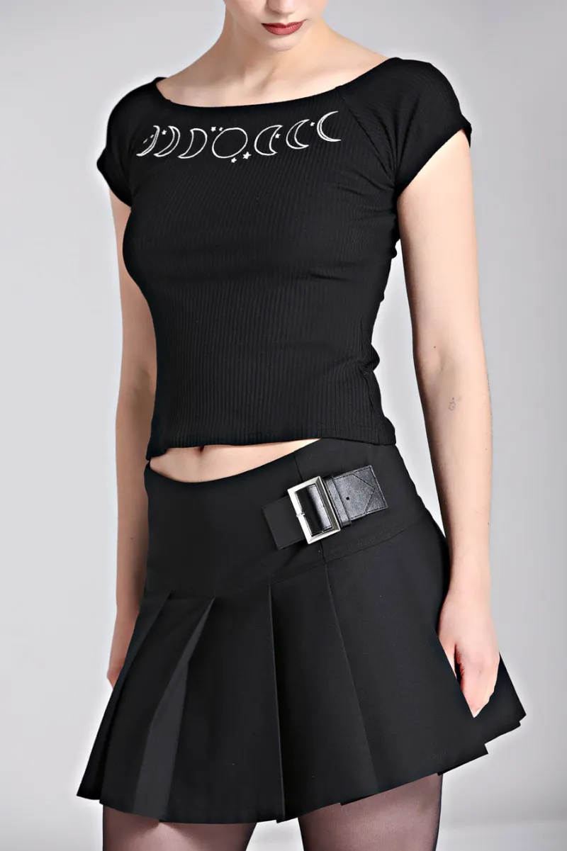 Hell Bunny Skirts|Skirts>Rebellion Skirt Black