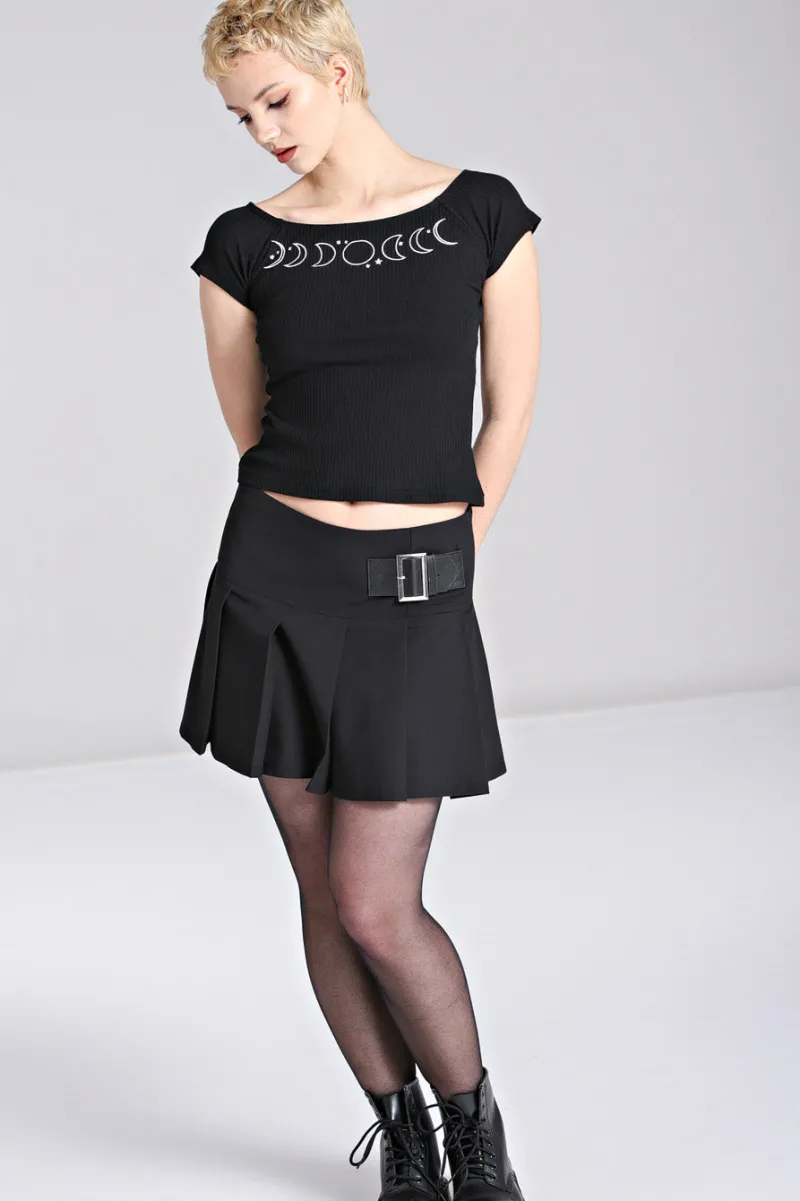 Hell Bunny Skirts|Skirts>Rebellion Skirt Black