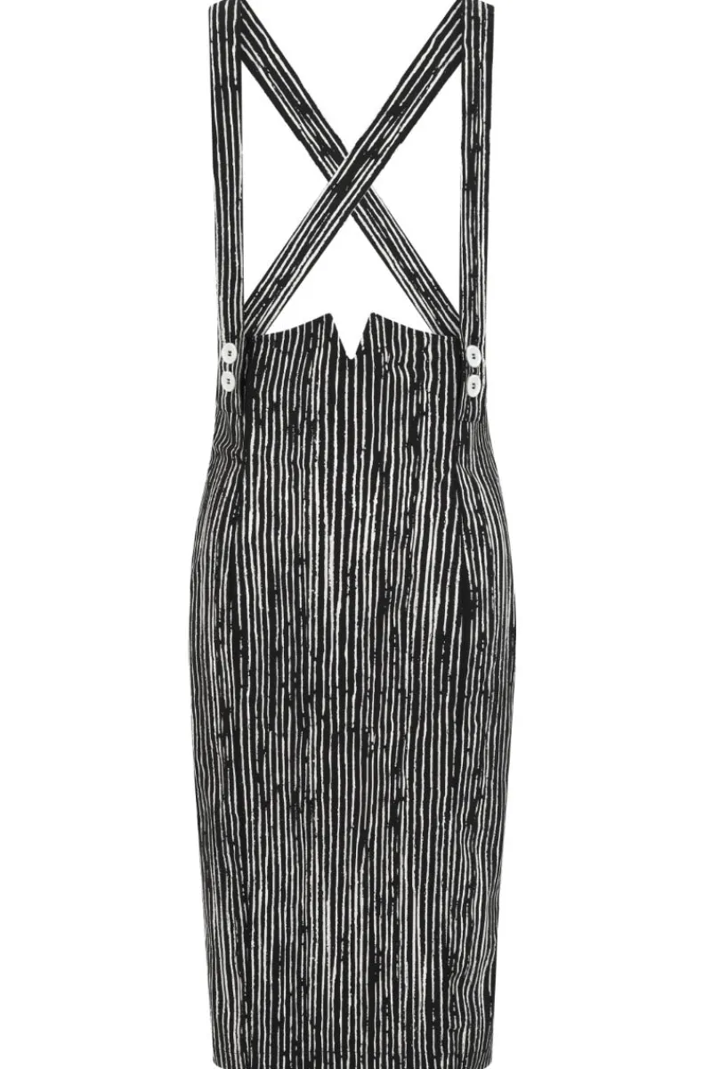 Hell Bunny Skirts>Regan Pinafore Skirt