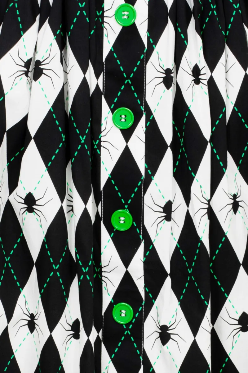 Hell Bunny Skirts|Skirts>Regina Skirt Black/White