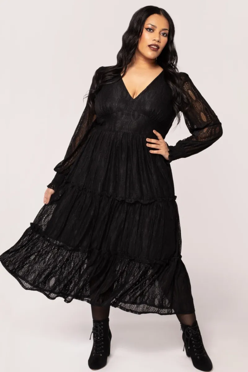 Hell Bunny Maxi Dresses|Dresses>Rhea Dress Black