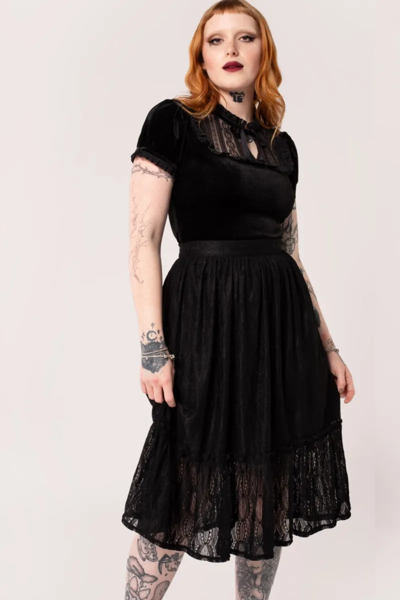 Hell Bunny Skirts|Skirts>Rhea Skirt Black