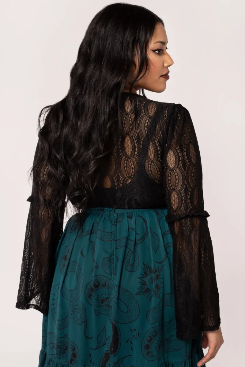 Hell Bunny Tops|Tops>Rhea Top Black