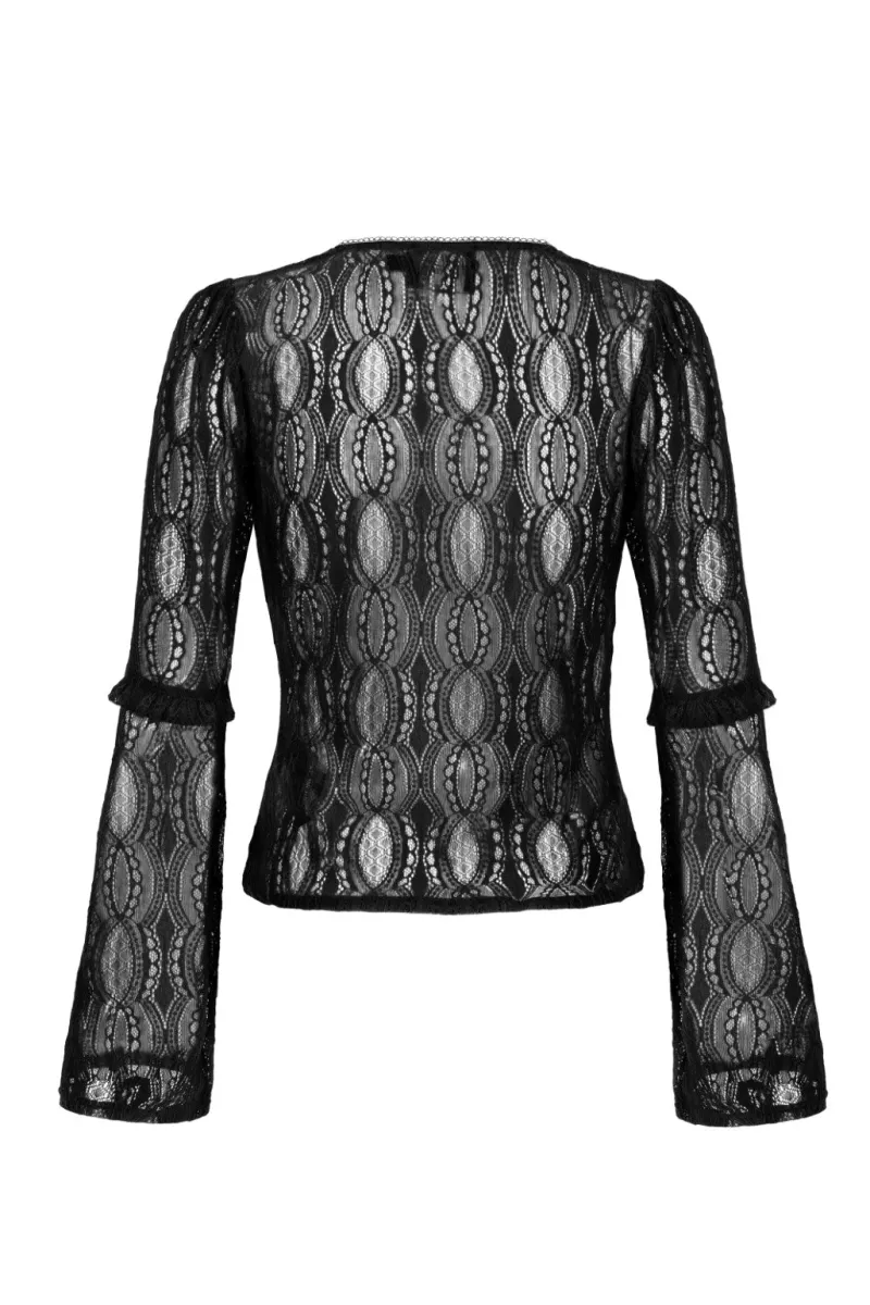 Hell Bunny Tops|Tops>Rhea Top Black
