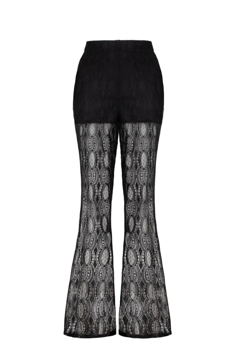 Hell Bunny Trousers & Shorts|Trousers & Shorts>Rhea Trousers Black