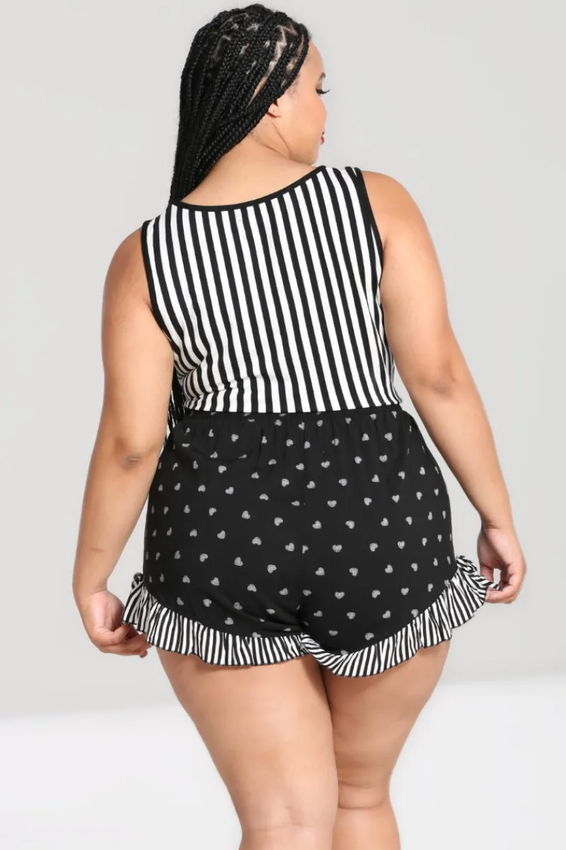Hell Bunny Tops|Tops>Ribcage Crop Top Black