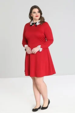 Hell Bunny Dresses|Mini Dresses>Ricci Dress Red