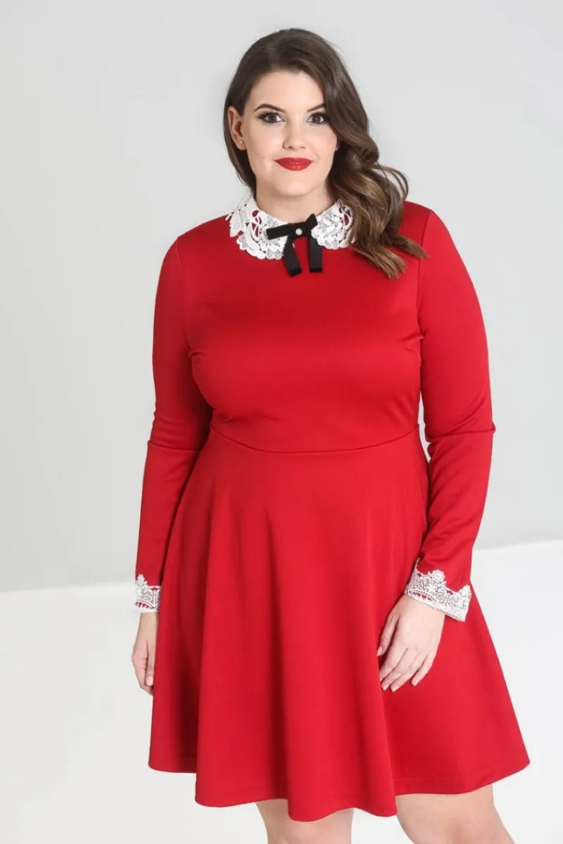 Hell Bunny Dresses|Mini Dresses>Ricci Dress Red