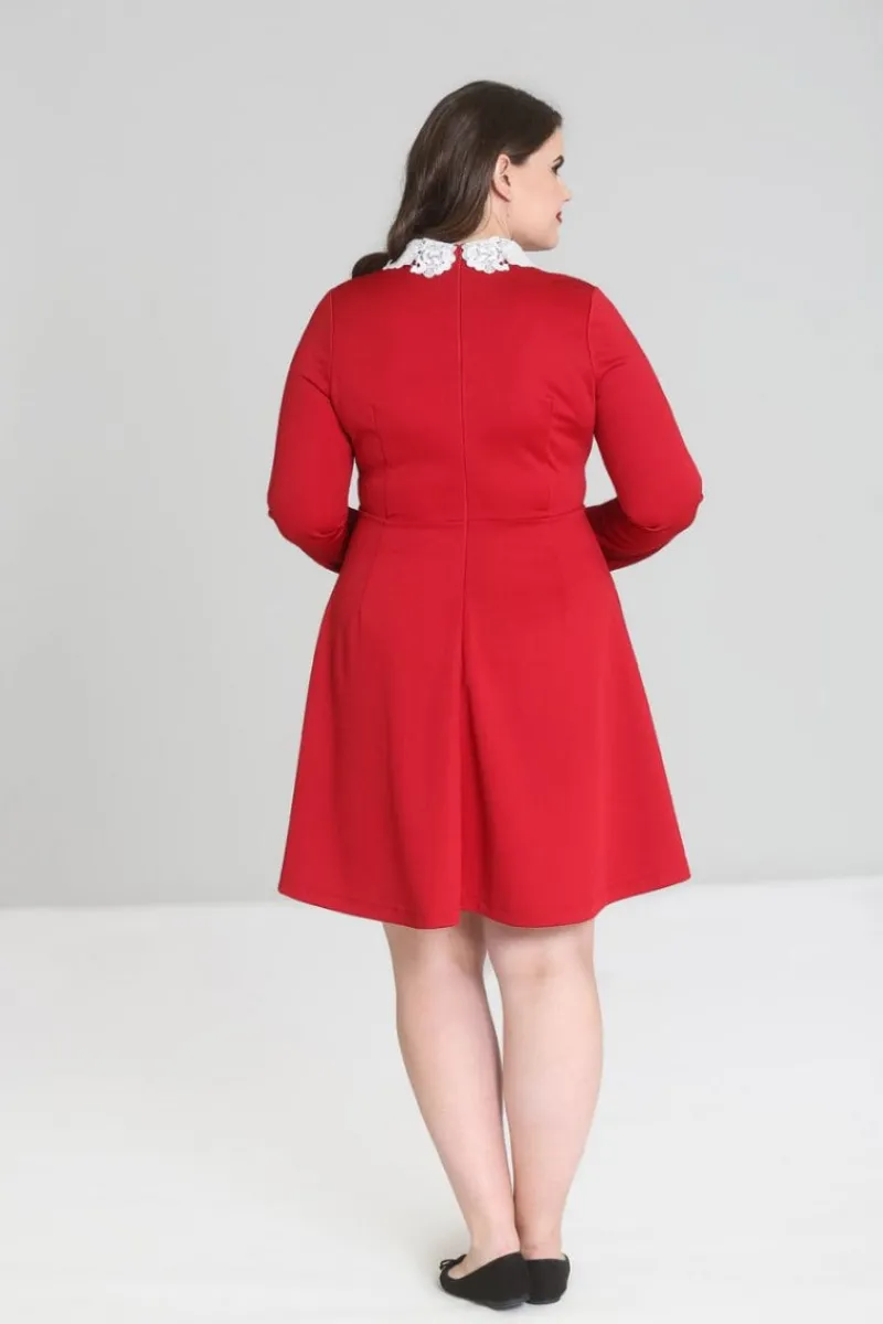 Hell Bunny Dresses|Mini Dresses>Ricci Dress Red