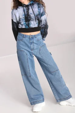 Hell Bunny Trousers & Shorts|Trousers & Shorts>Rider Jeans Blue