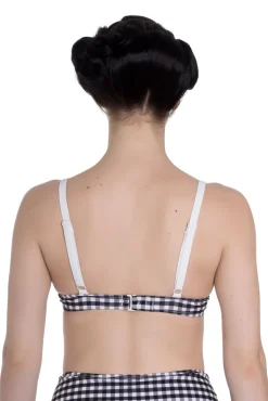 Hell Bunny Tops>Sammi Bikini Top Black