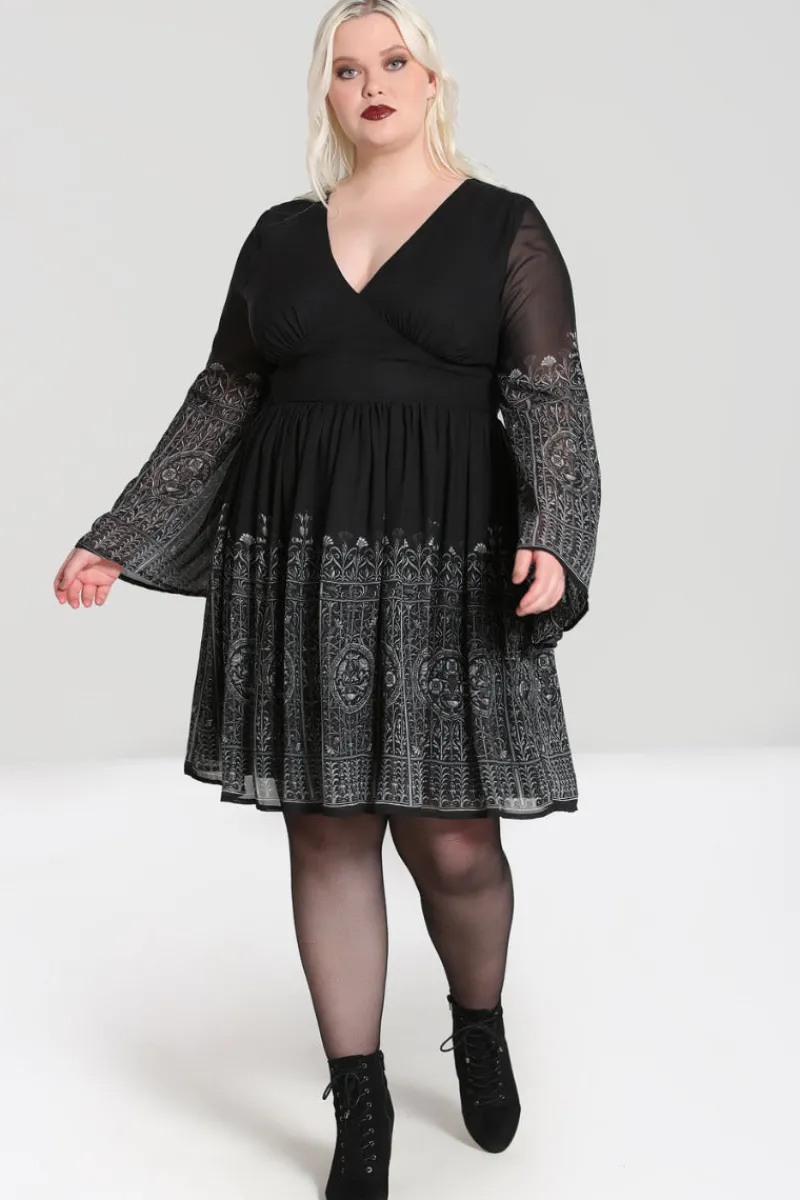 Hell Bunny Dresses|Dresses>Secret Gate Dress Black
