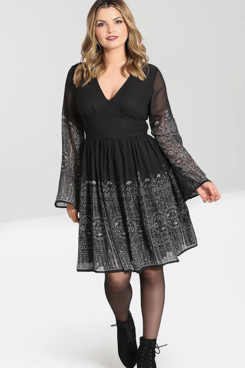Hell Bunny Dresses|Dresses>Secret Gate Dress Black