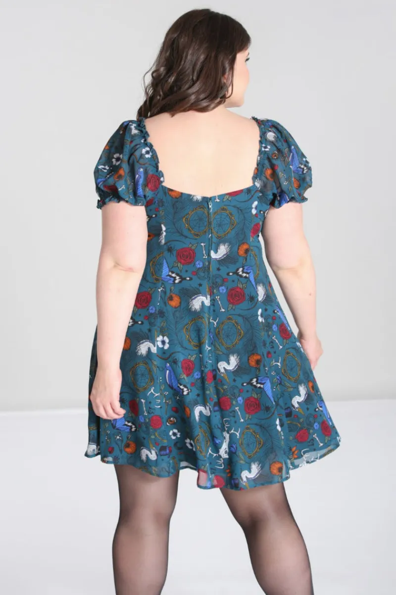 Hell Bunny Dresses|Dresses>Sianna Mini Dress Teal