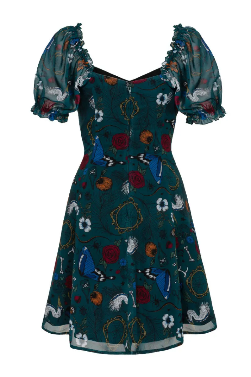 Hell Bunny Dresses|Dresses>Sianna Mini Dress Teal