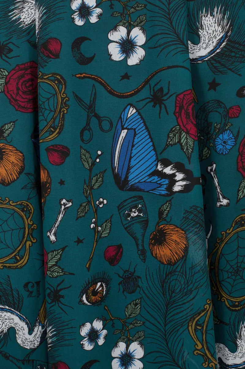 Hell Bunny Skirts|Skirts>Sianna Skirt Teal