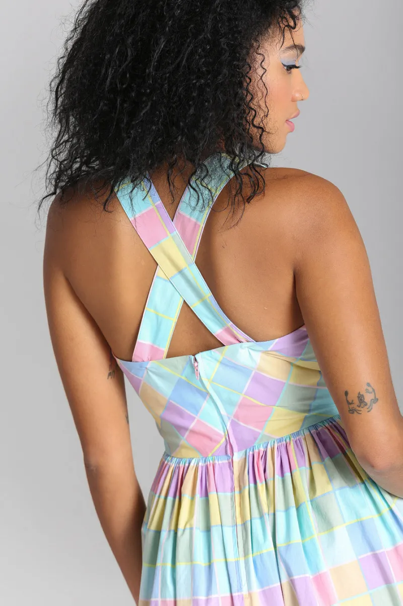 Hell Bunny Dresses|Dresses With Pockets>Skye Midi Dress Multi