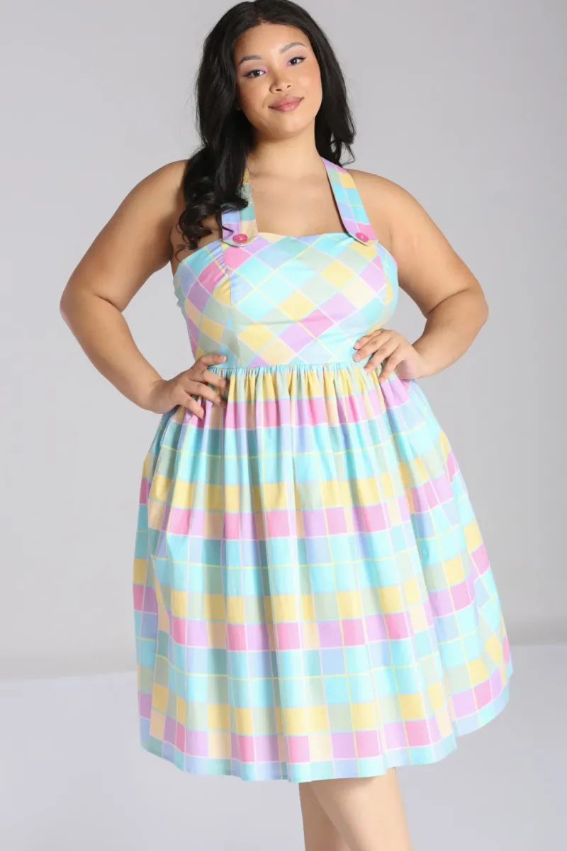 Hell Bunny Dresses|Dresses With Pockets>Skye Midi Dress Multi