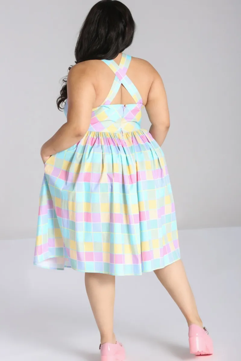 Hell Bunny Dresses|Dresses With Pockets>Skye Midi Dress Multi