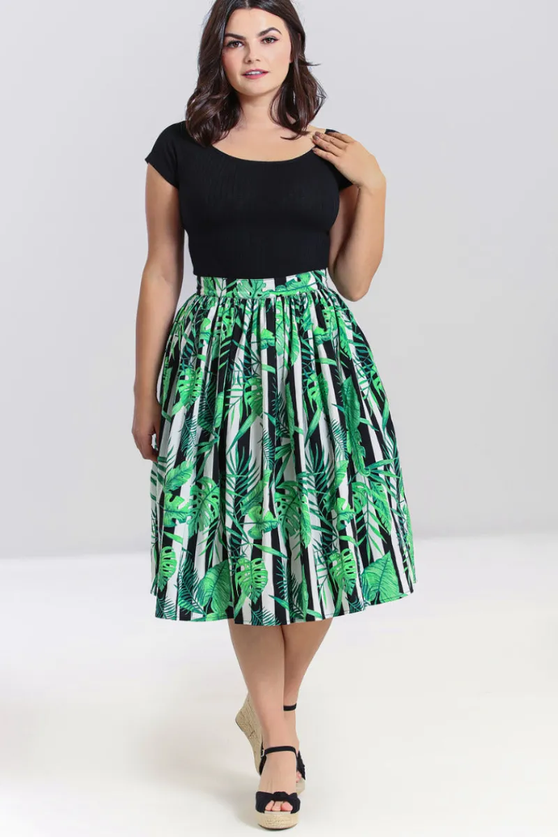 Hell Bunny Skirts|Skirts>Solana 50's Skirt Black