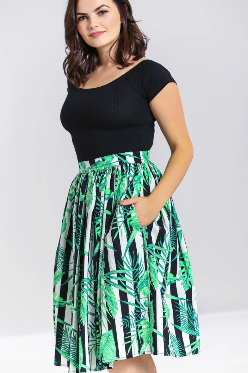 Hell Bunny Skirts|Skirts>Solana 50's Skirt Black