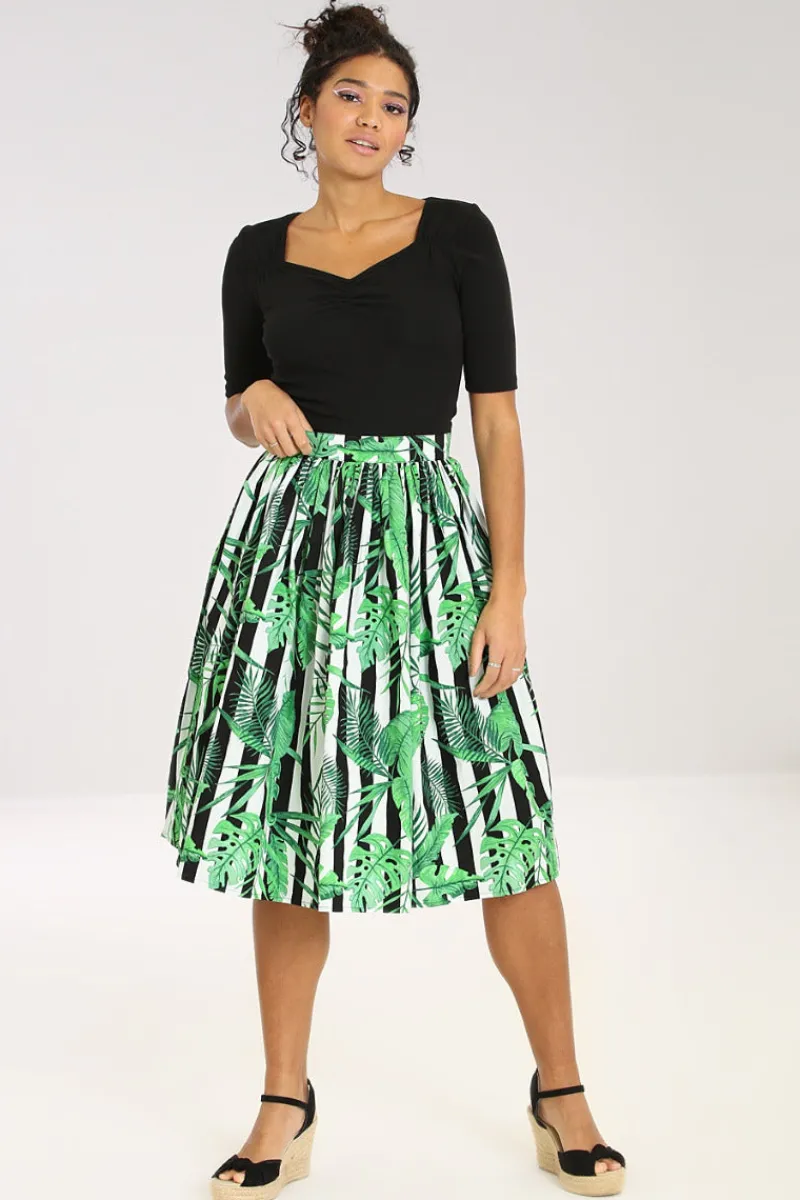 Hell Bunny Skirts|Skirts>Solana 50's Skirt Black