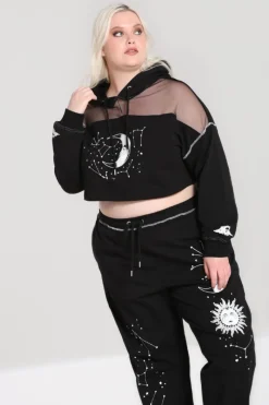 Hell Bunny Tops|Knitwear>Solaris Hoodie Black