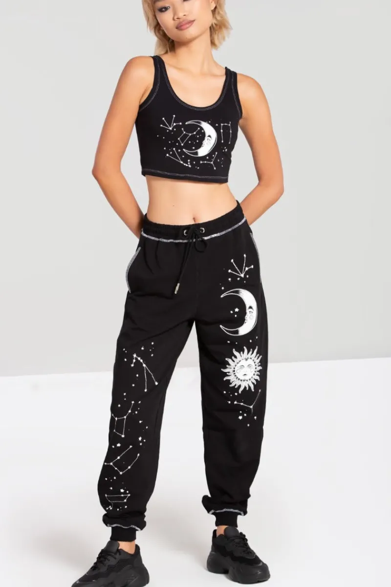 Hell Bunny Trousers & Shorts|Trousers & Shorts>Solaris Joggers Black