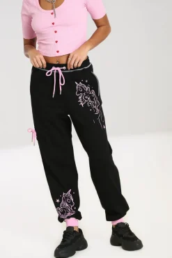 Hell Bunny Trousers & Shorts|Trousers & Shorts>Star Catcher Joggers Black
