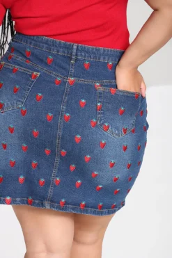 Hell Bunny Skirts|Denim><noscript><img width=