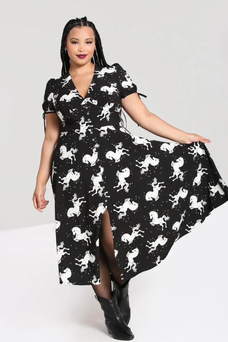 Hell Bunny Dresses|Dresses>Sullivan Maxi Dress Black