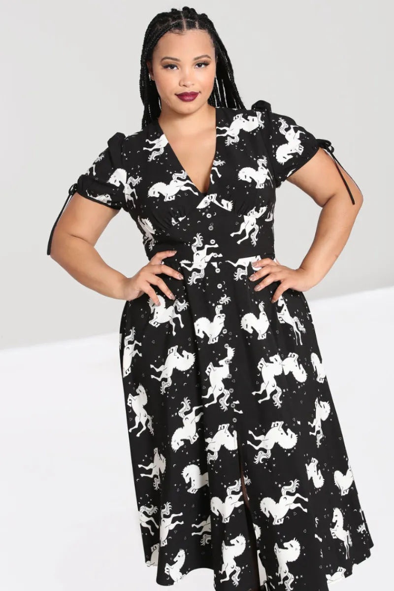 Hell Bunny Dresses|Dresses>Sullivan Maxi Dress Black