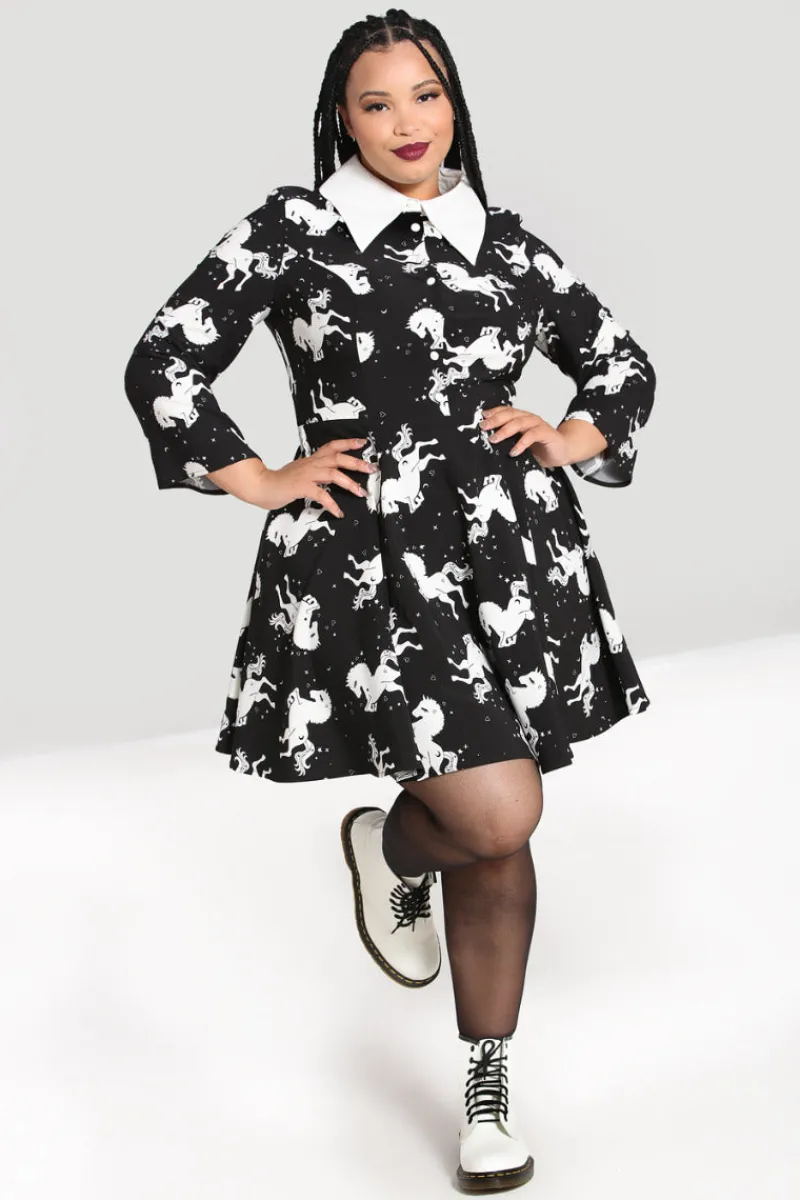 Hell Bunny Dresses|Dresses>Sullivan Mini Dress Black