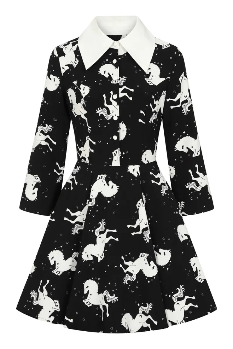 Hell Bunny Dresses|Dresses>Sullivan Mini Dress Black