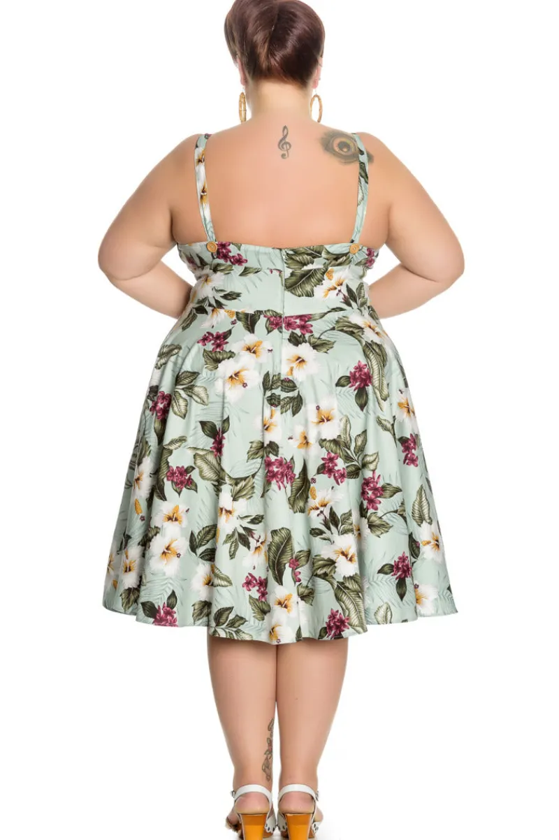 Hell Bunny Dresses|Dresses With Pockets>Tahiti 50's Dress