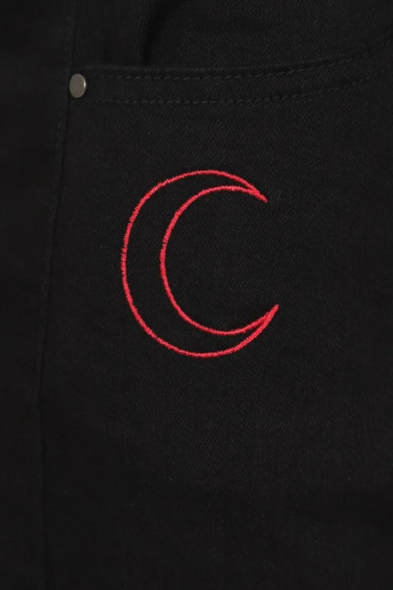 Hell Bunny Trousers & Shorts|Trousers & Shorts>Tallulah Jeans Black