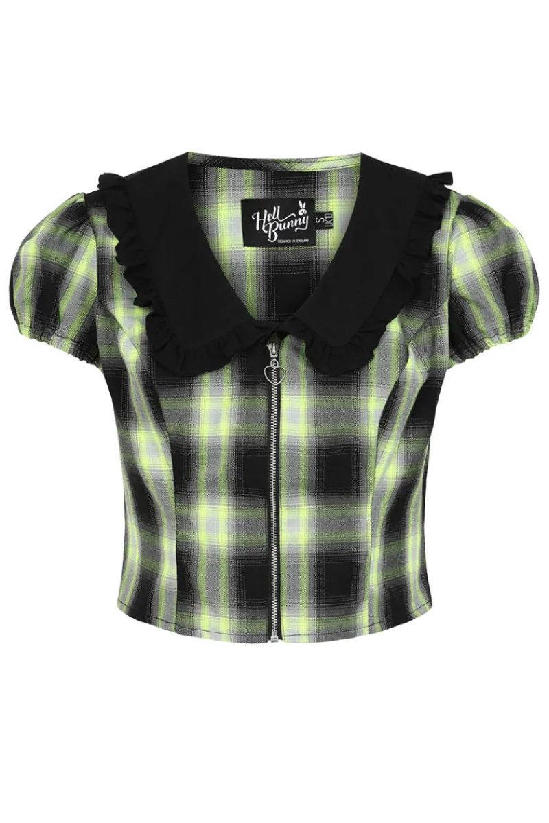 Hell Bunny Tops|Blouses>Tammy Blouse Black