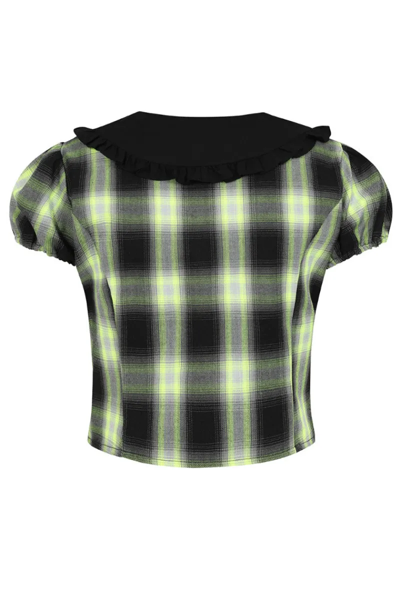 Hell Bunny Tops|Blouses>Tammy Blouse Black